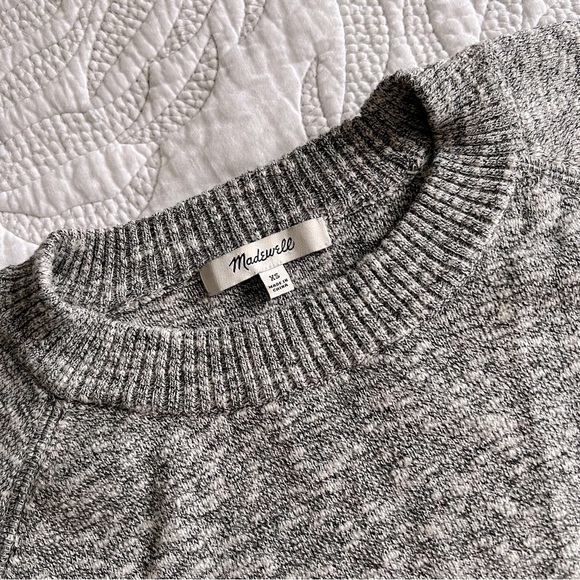 Madewell - Telluride Pullover Sweater - Marled Storm - Picture 6 of 11